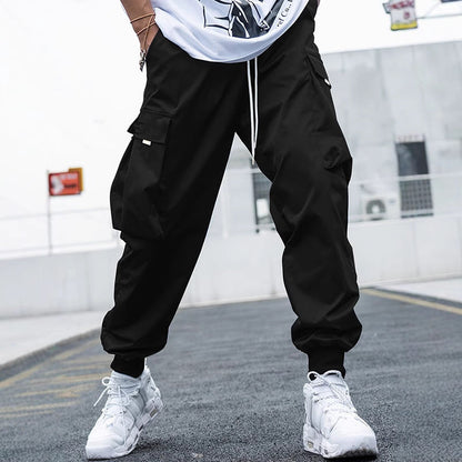 Herren Cargo-Hose Sportlich Elastisch Vieltaschig
