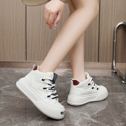 Damen Sneaker High-Top Sportlich Komfortabel Weich