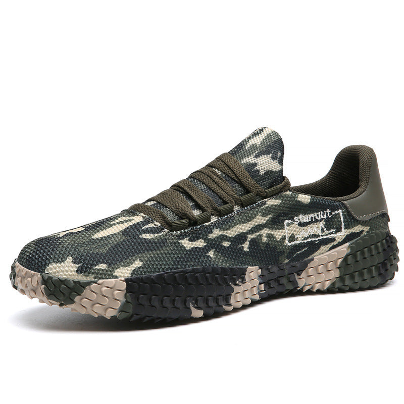 Damen Sneaker Sportlich Camouflage Laufschuhe Rutschfest