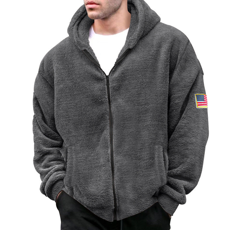 Herren Pullover Kapuzenpullover Flauschig Warm