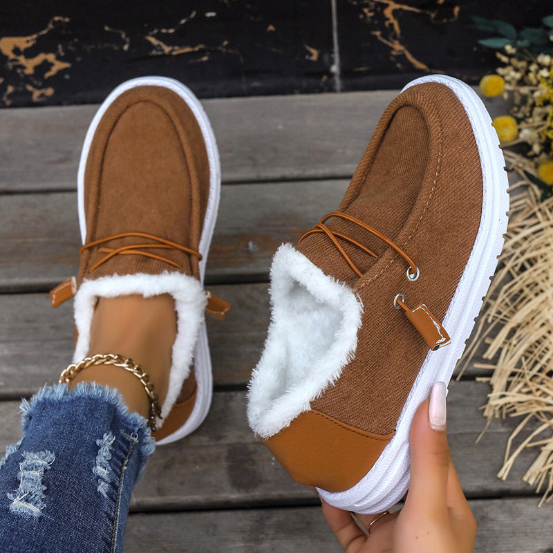 Warme Schuhe Frauen Winterstiefel Lässig