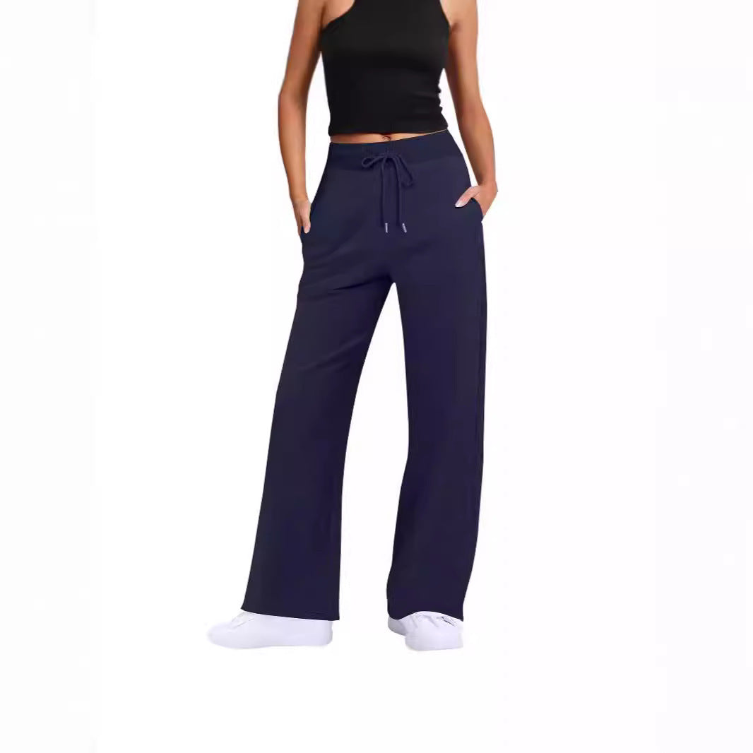 Damen Sporthose Weite Bequem Sportliche Hose - BerlinGlamour