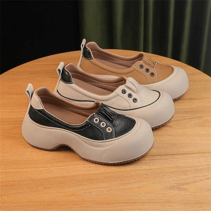 Damen Sneaker Slip-On Bequem atmungsaktiv Comfort Schuhe
