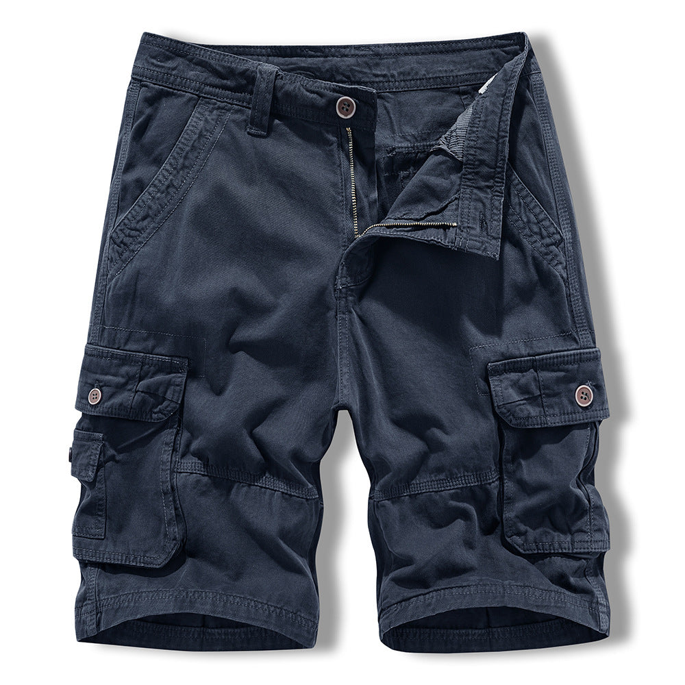 Herren Cargo Shorts Bequem Funktionale Taschen Freizeit