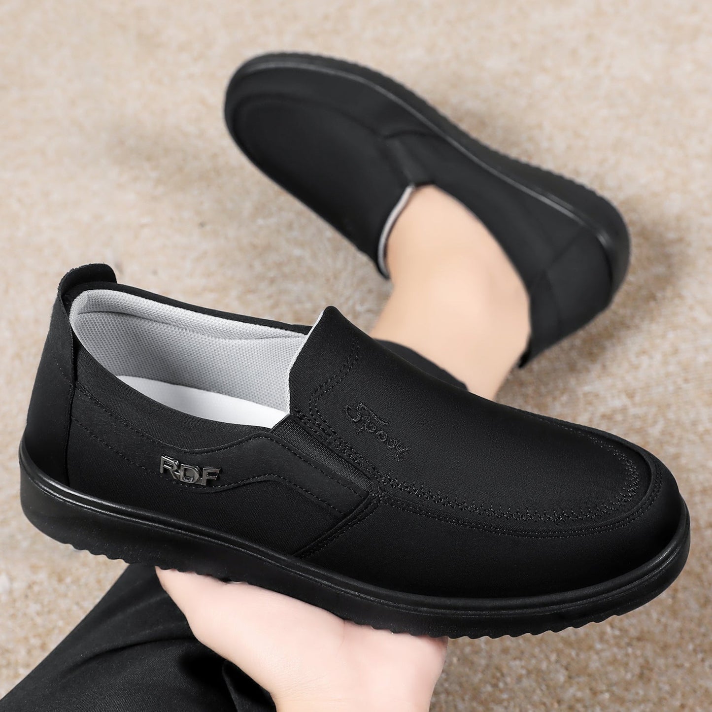 Damen Schuhe Slip-On Elegante Stretch Bequem Rutschfest