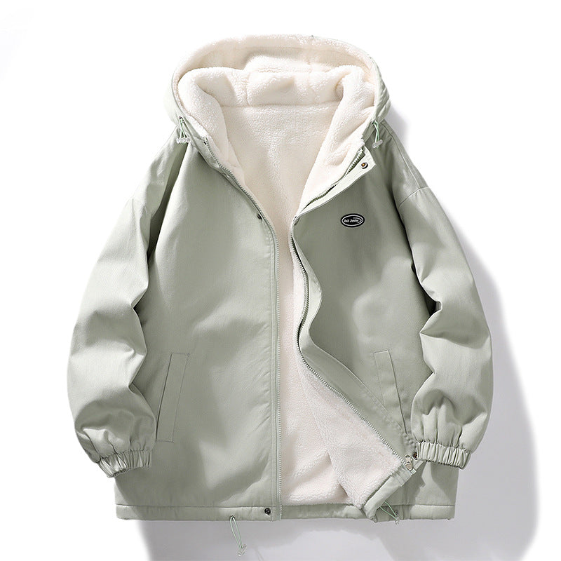 Herren Fleecejacke Warm Schützender Kragen Modern