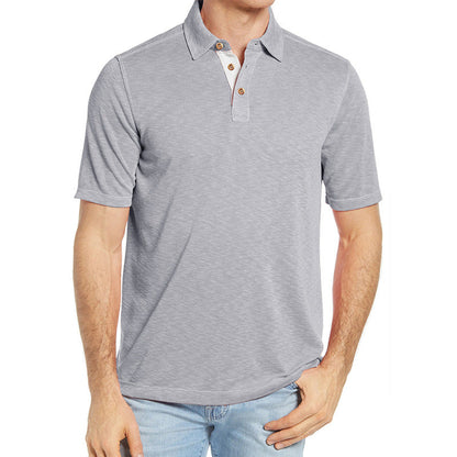 Herren Poloshirt Modern Slim Fit Kragen