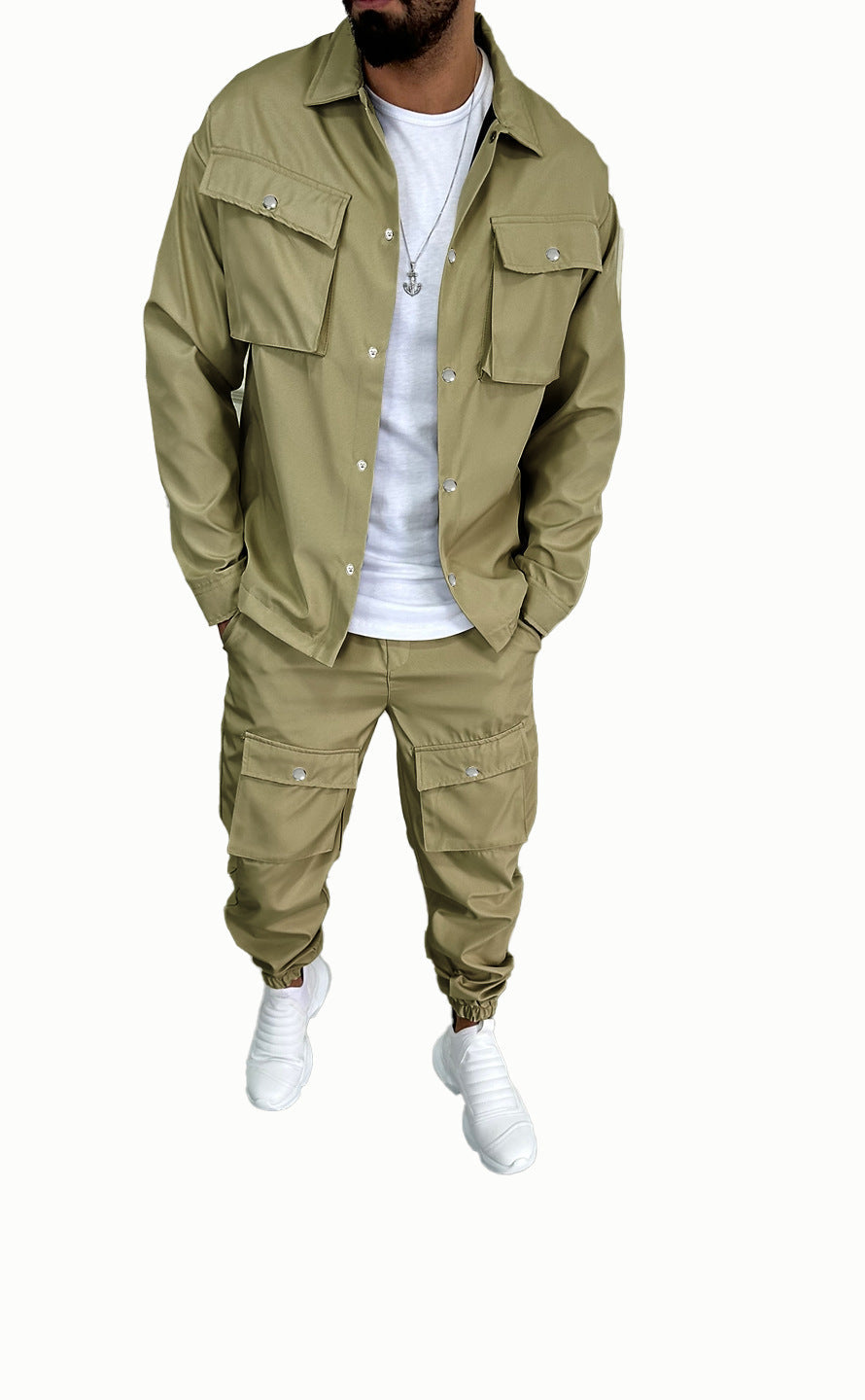 Herren Cargo Hose Ensemble Modern Funktional
