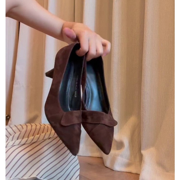 Elegante Damen High Heels mit Schleife Schwarz - BerlinGlamour