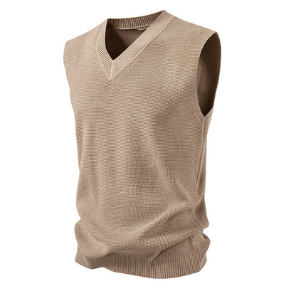 Herren Pullover Ärmelloser Strickpullover Trendig Modern