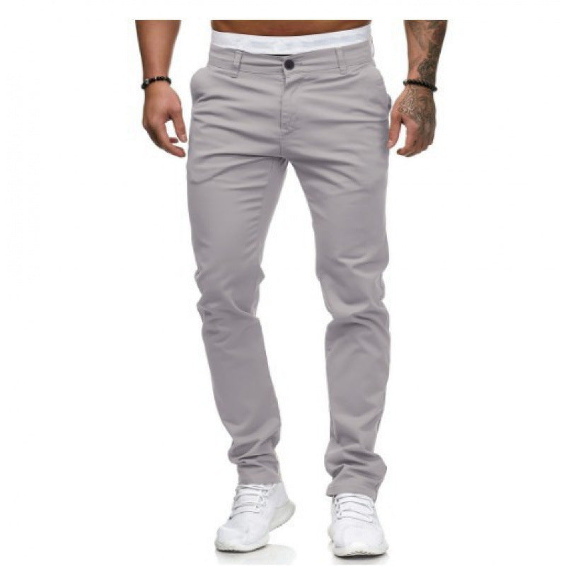 Herren Slimfit Chinos Hose Modern