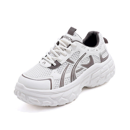 Damen Sneaker Sportlich Chunky Atmungsaktiv Leicht
