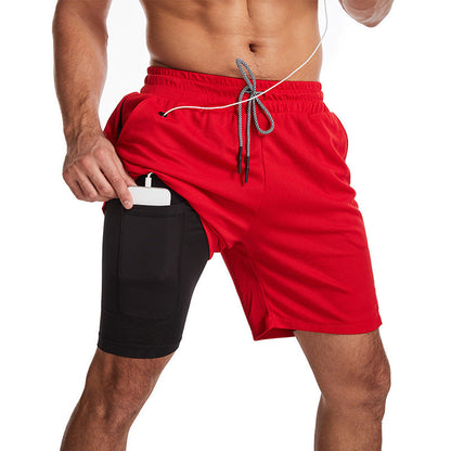 Herren Sport Shorts Atmungsaktiv Mit Taschen - BerlinGlamour