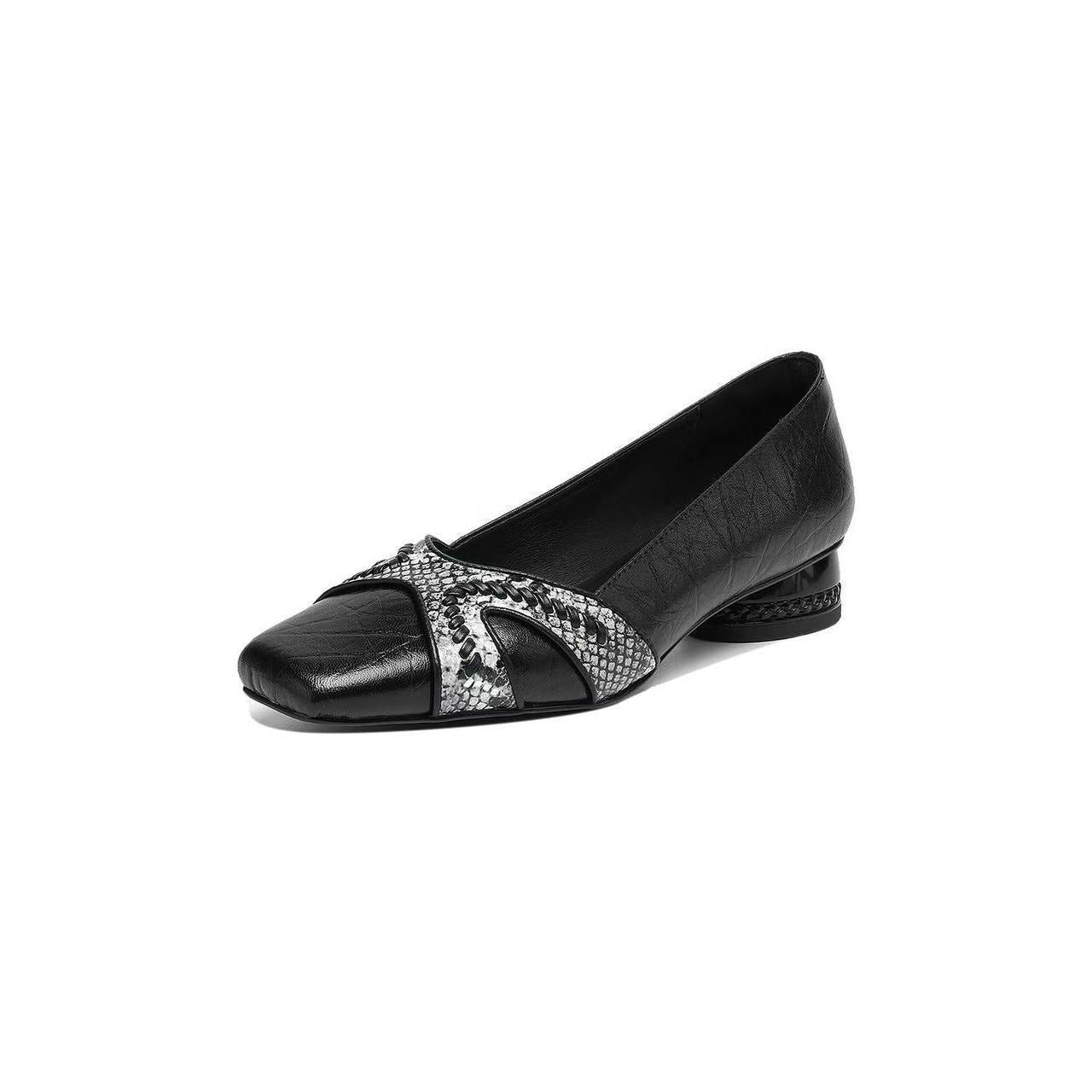 Damen Ballerinas Elegant Bequem Schnürung Weißen Lederschuhe