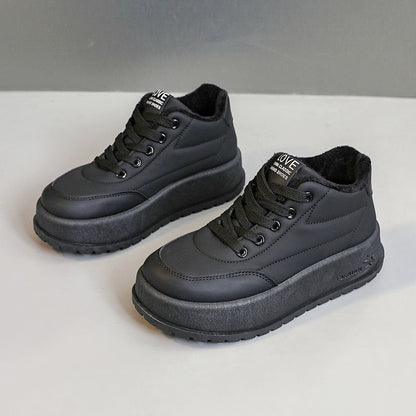 Damen Winter Sneaker High-Top Fleece Innenfutter Warm