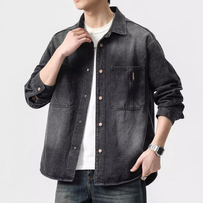 Herren Denimjacke Lässig Mit Taschen - BerlinGlamour