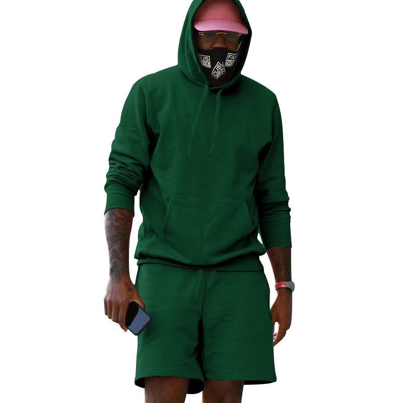 Herren Sportset Hoodie und Shorts Training Berlin