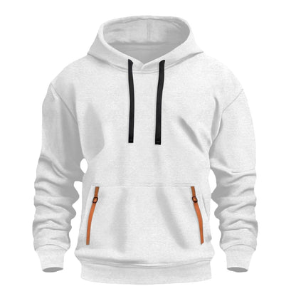 Herren Kapuzenpullover Modern mit Reißverschluss Taschen