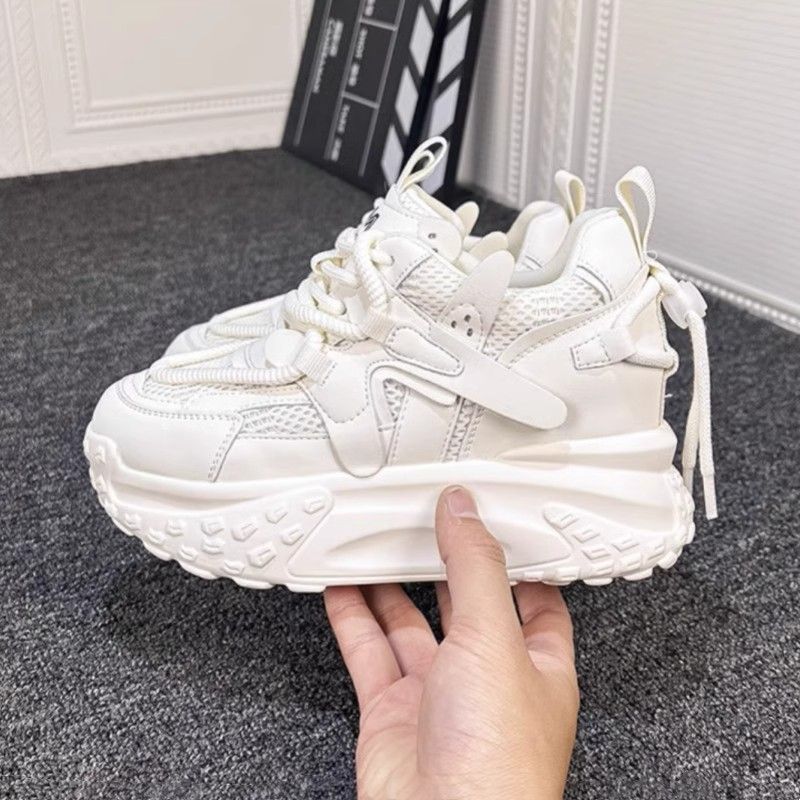 Damen Sneaker Chunky Reflektierend Komfortabel Sportlich