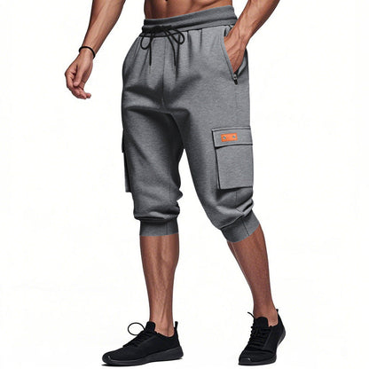 Herren Cargo Shorts Sportlich Elastisch Mit Vielen Taschen