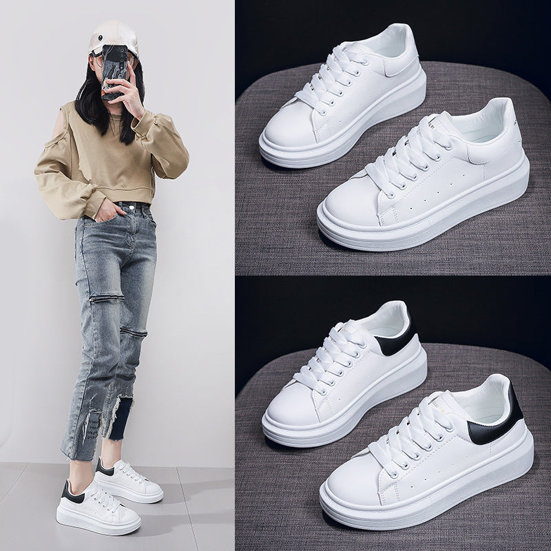 Damen Sneaker Plattform Schuhe Komfortabel Modern - BerlinGlamour