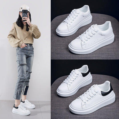 Damen Sneaker Plattform Schuhe Komfortabel Modern - BerlinGlamour