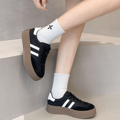 Damen Plateausneaker Bequem Robust Komfortabel
