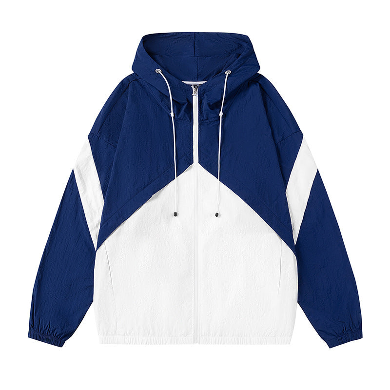 Herren Windjacke Sportlich Reflektierend Verstellbares Kapuzen