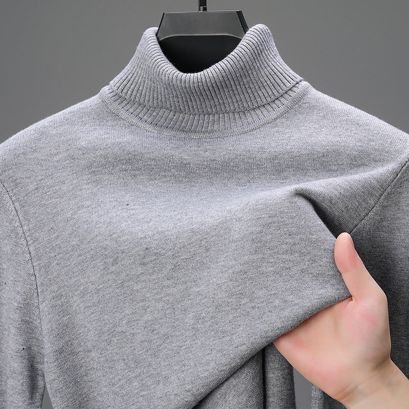 Herren Rollkragenpullover Eleganter Baumwolle Modern