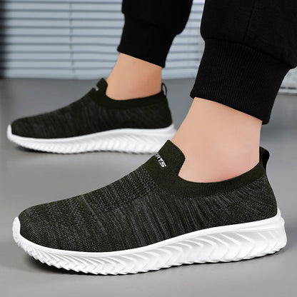 Damen Sneaker Komfort Bequem Elastisch Rutschfest