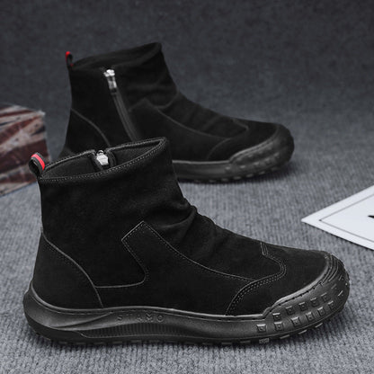 Damen Stiefel Ankle Boots Elastisch Robust Winter
