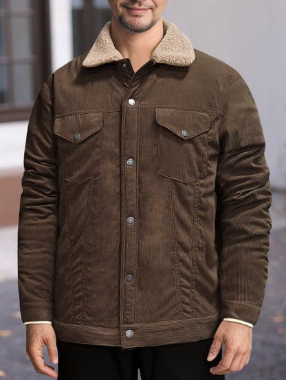 Herren Stoffjacke Elegant Schwarz Modern
