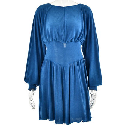 Elegantes Abendkleid mit Weiten Ärmeln und Frauen Schnitt