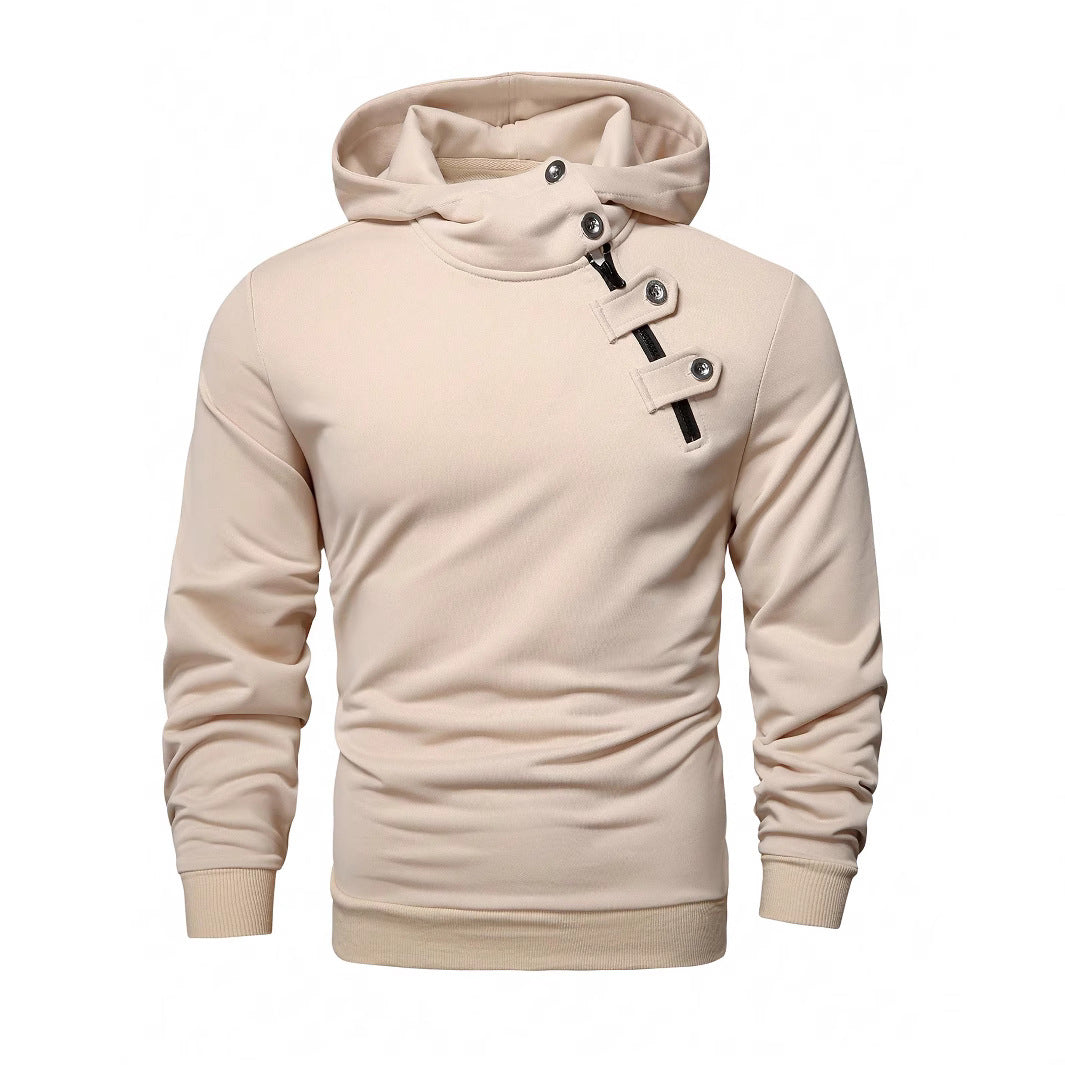 Herren Hoodie Kapuze Praktisch Mit Taschen