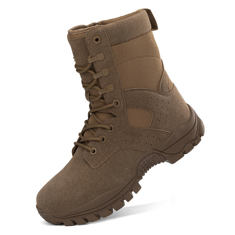 Herren Outdoor-Stiefel Knöchelschutz Rutschfest Wanderstiefel