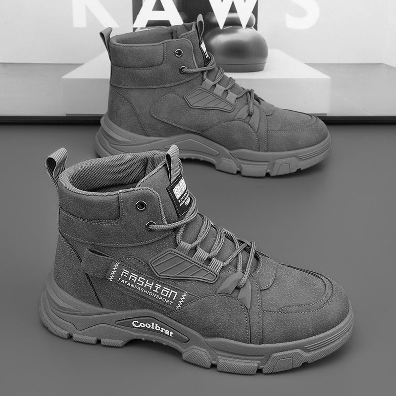 Damen Winterstiefel Robust Isoliert Rutschfest Schwarz