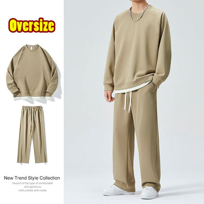 Herren Sweatshirt Hose Set Oversized Sportlich
