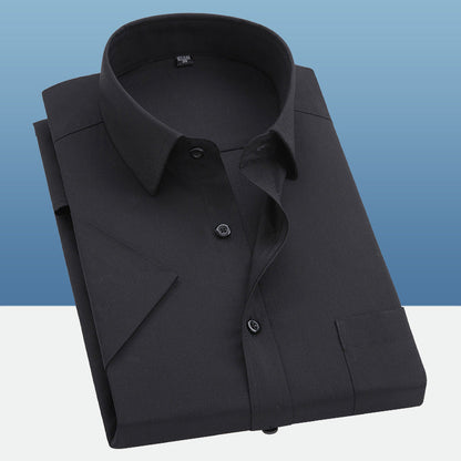Herren Kurzarmhemd aus feiner Baumwolle Elegant Modern