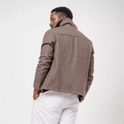 Herren Denimjacke Moderne Knopf Details Elegant