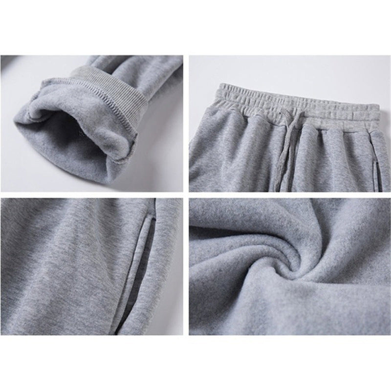 Herren Sportset Kapuzenpullover mit Jogginghose Sportlich