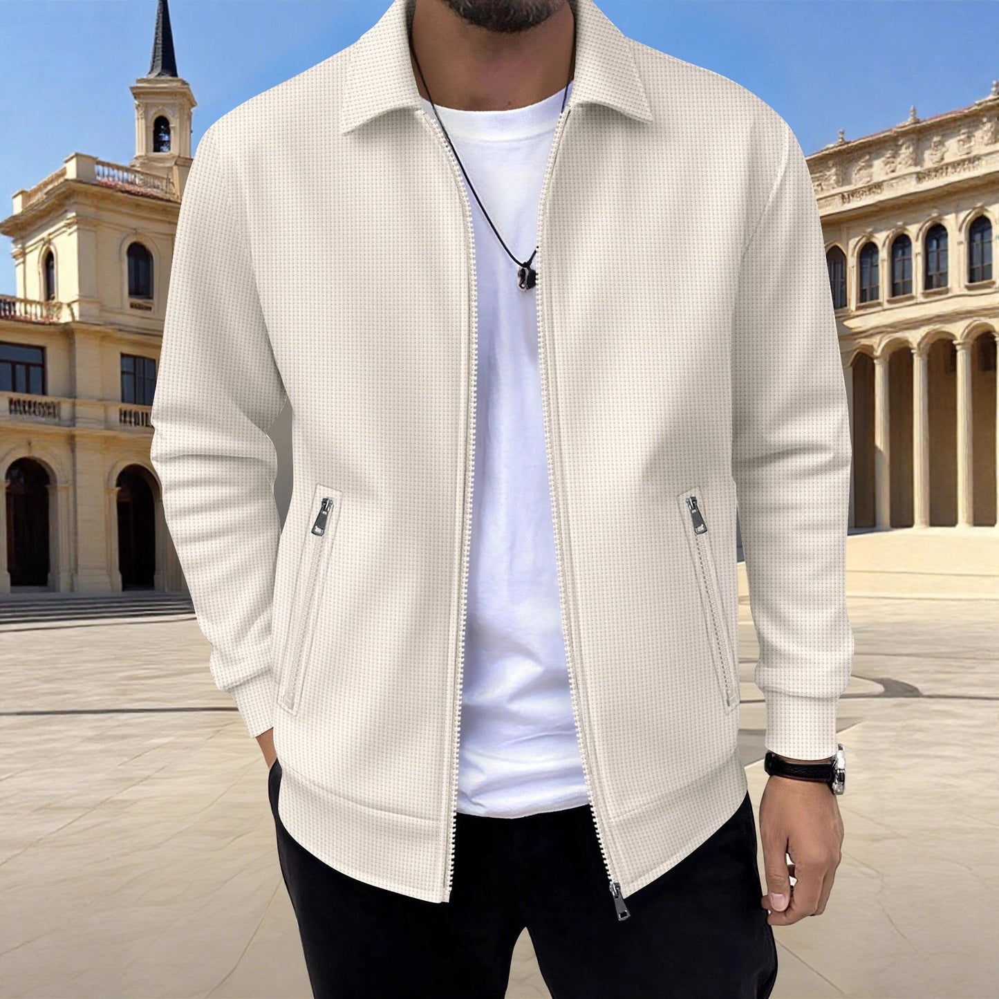Herren Übergangsjacke Modisch Slim Fit Berlin Style