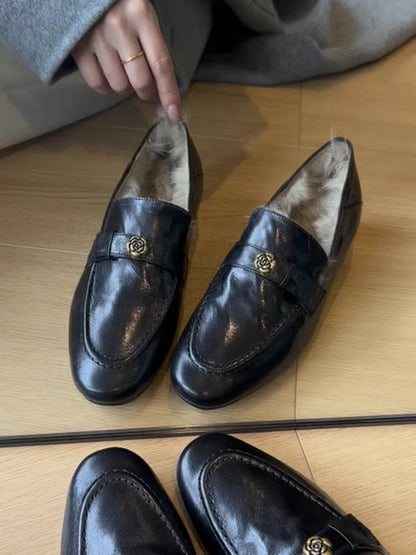 Damen Mokassins Elegante Luxus Schuhe Frauen
