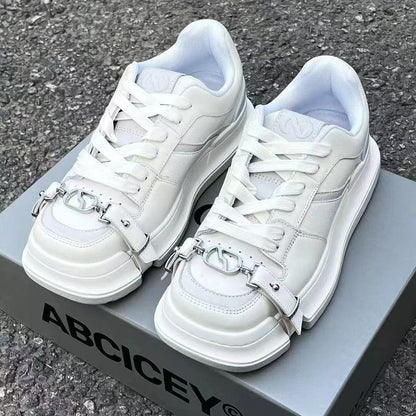 Damen Sneaker Schnallenverschluss Modern Sportlich