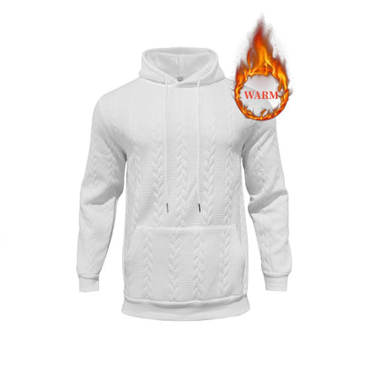 Herren Fleece Pullover Kapuzenjacke atmungsaktiv Warm