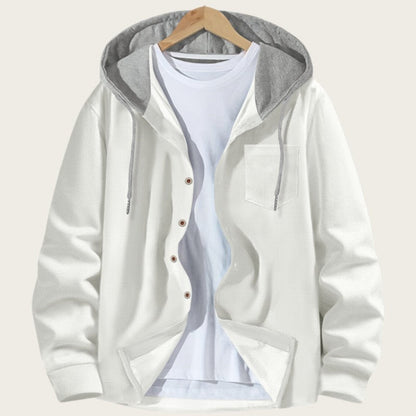 Herren Kapuzenjacke Modern mit Hood und Streetwear Design