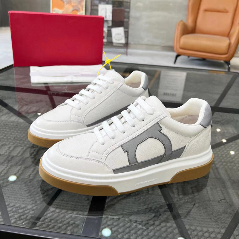 Damen Sneaker Sportlich Lederschuhe Trendy Modell