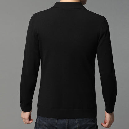 Herren Strickjacke Modern mit Knöpfen und Taschen