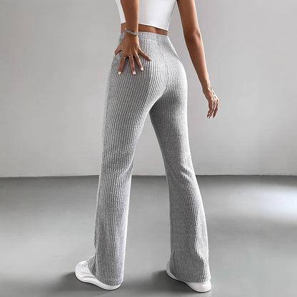 Damen Stretchhose Bequem Weit Geschnitten Hochwertig