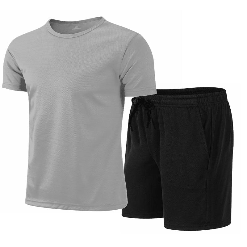 Herren Sportset Funktionsshirt und Laufshorts Sportlich - BerlinGlamour