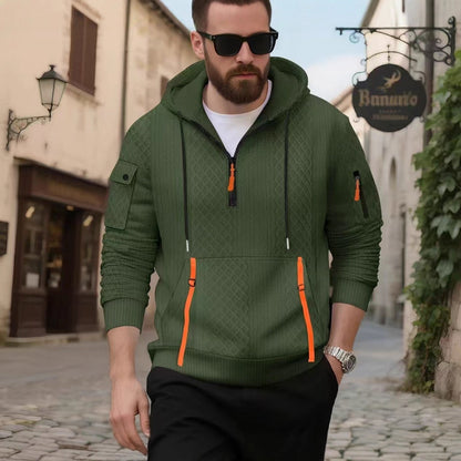 Herren Hoodie Modern mit Struktur und Taschen